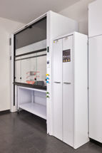 With a depth matching fume cupboards, the Köttermann Var ...