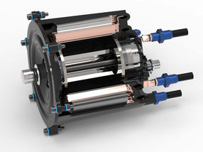 Directly-cooled electric motor made from polymer materials