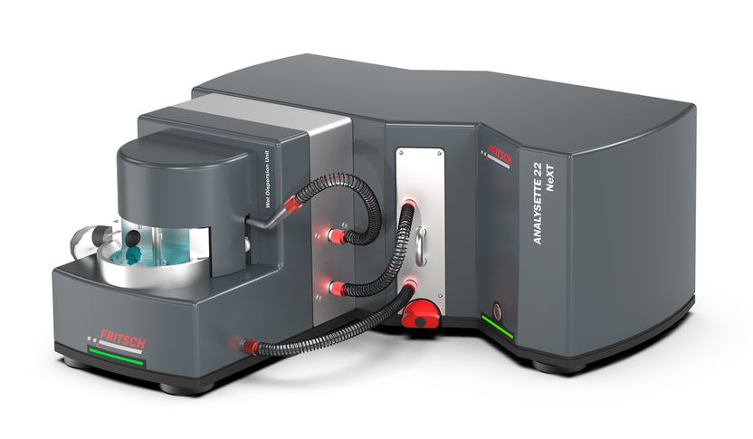 Laser Particle Sizer with ultrasonic
