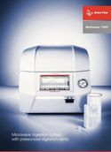With a footprint of only 50 x 80 cm, the Multiwave 7000 high-pressure microwave digestion system is the most compact of its kind on the market.