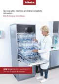 Powerful, safe, flexible: Compact lab washers with intelligent wash system