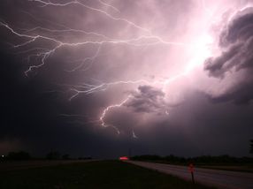 Lightning and subvisible discharges produce molecules that clean the atmosphere