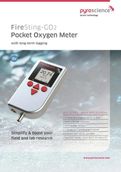 Handheld Oxygen Meter with Long-Term Logging and Large Choice of O<sub>2</sub> Sensors