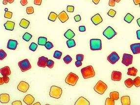 Shiny mega-crystals that build themselves