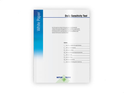 Daily Sensitivity Test