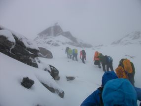 Plastic snowfall in the Alps