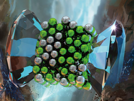 A schematic figure of compressed AgI.