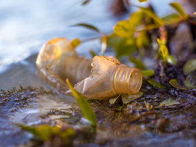 Upcycled plastic membrane helps clean up waste