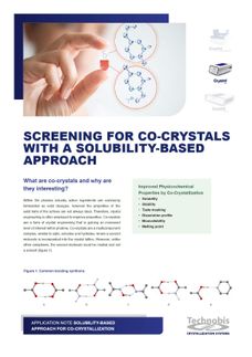 Screening for Co-Crystals with a Solubility-based Approach with Crystal16