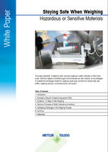 Stay Safe When Weighing