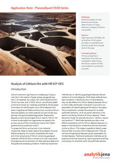 Application Note &middot; PlasmaQuant 9100 Series