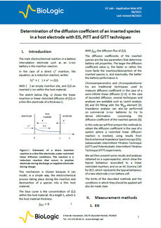 Comparison of EIS, GITT, PITT: Which method is best suited for me?