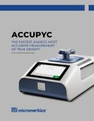 The Fastest, Easiest, Most Accurate System for Measurement of True Density