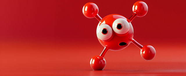 So close that even <br>molecules turn red...