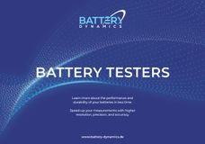 Learn more about the performance and service life of your battery cells in less time