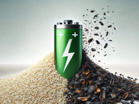 Burned rice hulls could help batteries store more charge