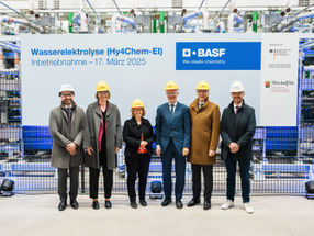 BASF commissions 54-megawatt water electrolyzer