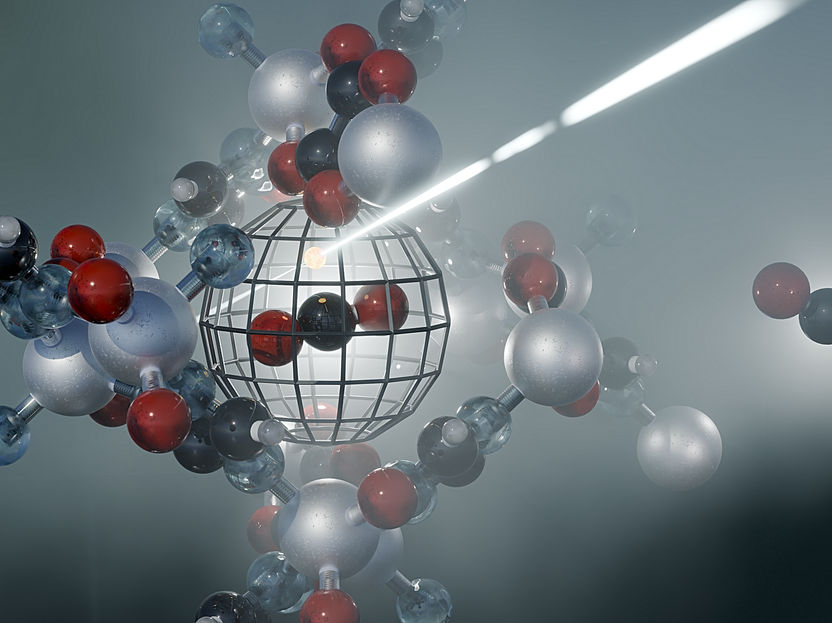 Understanding carbon traps - Physical probing of a promising material shows exactly how it locks CO₂ into place