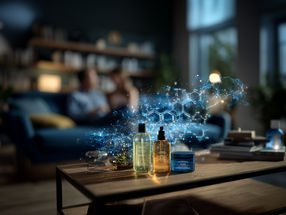 Personal space chemistry suppressed by perfume and body lotion indoors