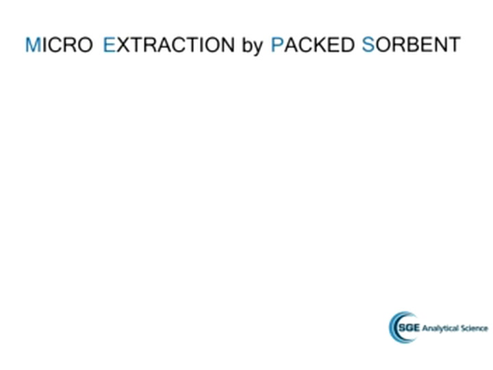 From Extraction to Injection in a Single Process - A new Development for Automated Sample Preparation