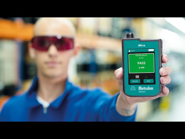 Identify raw materials immediately - without waiting time