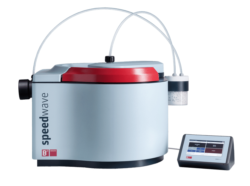 Complete microwave digestion of the most difficult samples is possible with Berghof