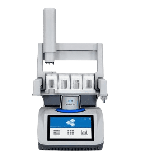Fastest microwave synthesis with lots of power for shortest reaction time