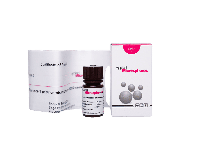 Particle Size Standards and Count Controls meeting the highest international metrological criteria