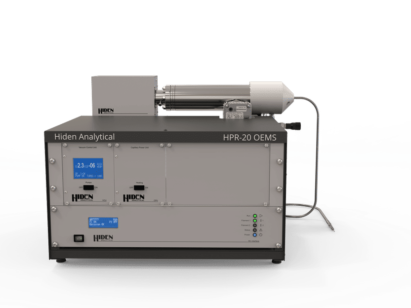 Online monitoring and quantification of evolved gases and vapours from electrochemical processes