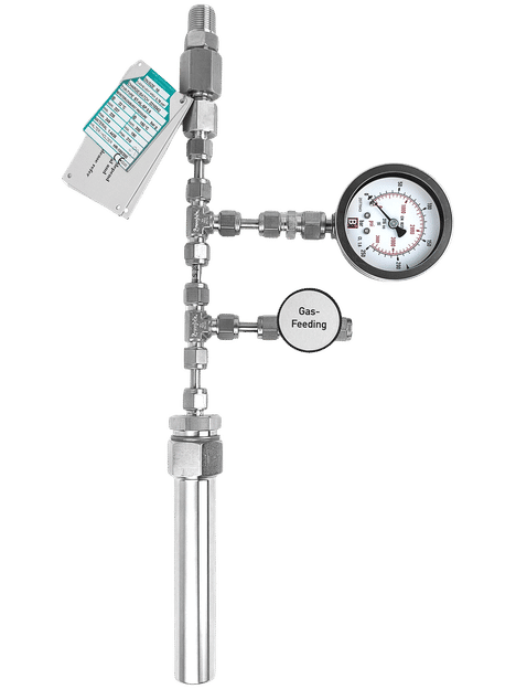 BT-25 high-pressure reactor with rupture disk, pressure ...