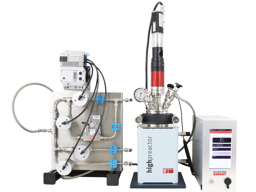 Fully automatic hydrogenation reactor BR/H2 with thermos ...