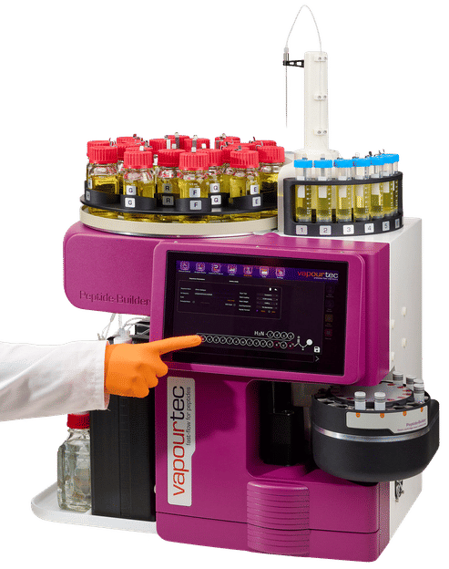Designed for peptide chemists who want to make high quality peptides quickly at lab scale